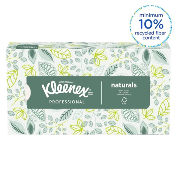 Naturals, 2 Ply Facial Tissue, 125 Sheets per Box, 48 PK  21601