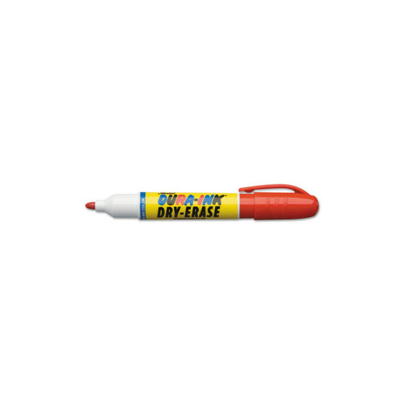 Dura-Ink® Dry Erase Marker, Red, 1/8 in, Felt