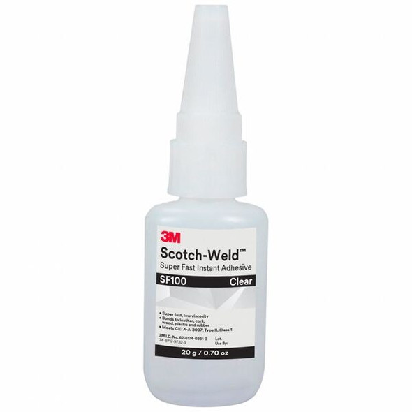 Glue Stick, Scotch-Weld Instant Adhesives Series, Clear, 0.71 oz, Bottle