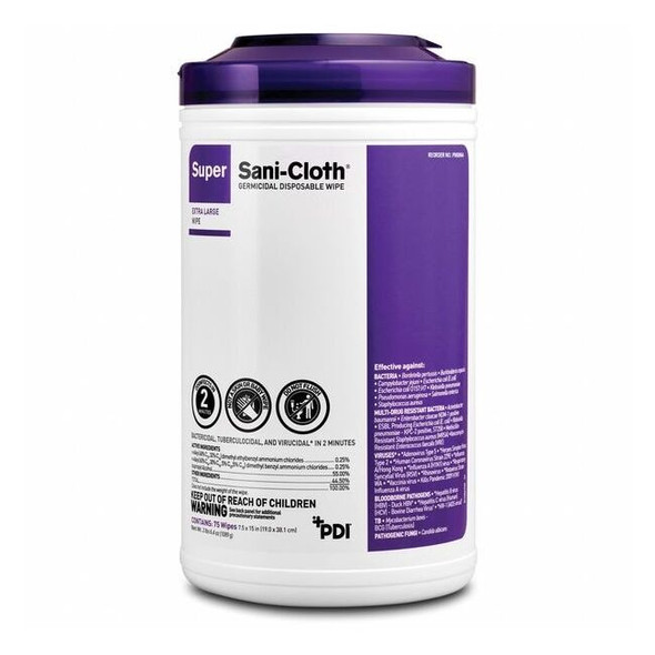 Sani Professional Disinfecting Wipes,75 ct,Canister,PK6 P86984