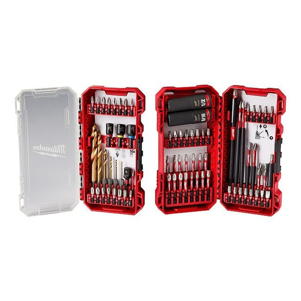 75 pc. Piece Drill and Drive Set, 1/4 in Hex Shank Size