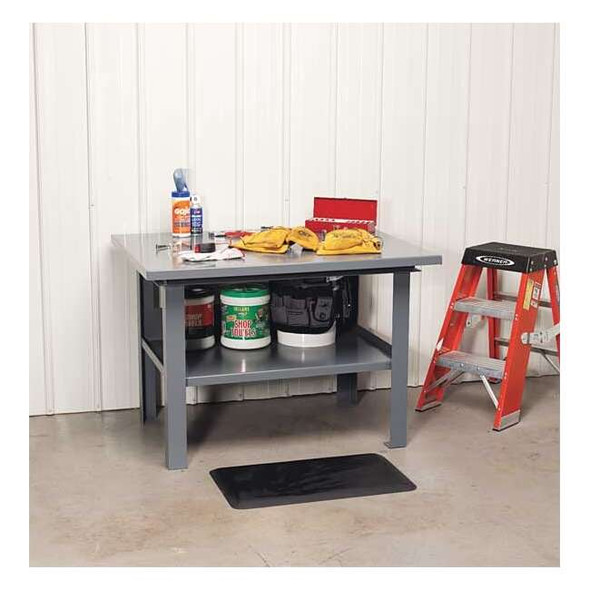 Jamco Fixed Work Table,Steel,60" W,36" D WF460GP