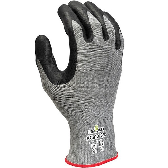 Showa Cut Resistant Glove,18 ga Thick,M,PR XC810M-07 Showa Cut Resistant Glove,18 ga Thick,M,PR XC810M-07