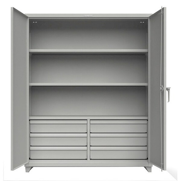 Strong Hold StrgCab,Leg,Gray,75" x 60" x 24" 56-243-6/5DB-L Strong Hold StrgCab,Leg,Gray,75" x 60" x 24" 56-243-6/5DB-L