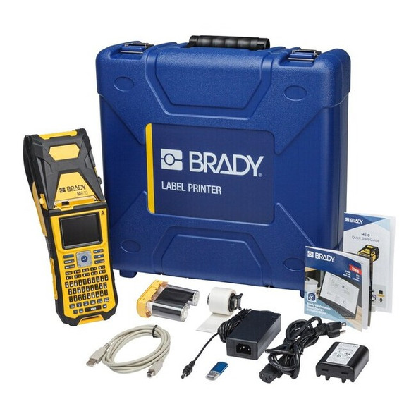 Brady Portable Printer, Single Color, 300 dpi M610-KIT