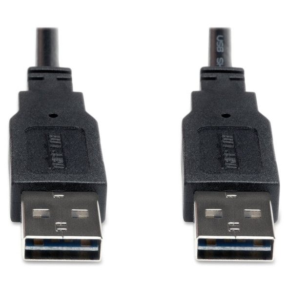Tripp Lite Reversible USB Cable,Black,3 ft. UR020-003