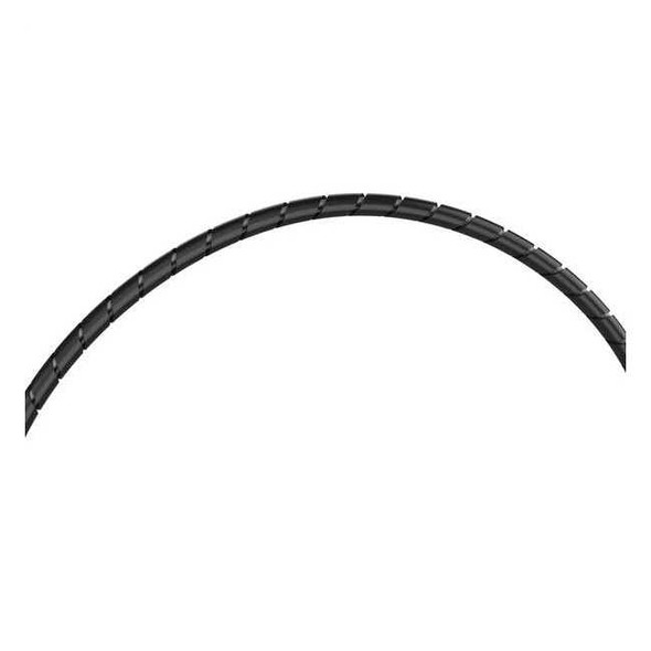 Panduit Spiral Wrap, 100 ft L, 1/2 in W, Black T50F-C0