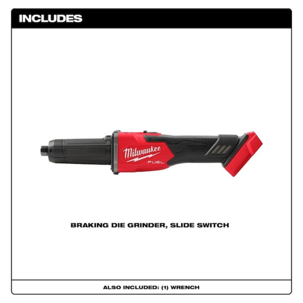M18 FUEL Braking Die Grinder with Lock-On Slide Switch (Tool Only)  2939-20