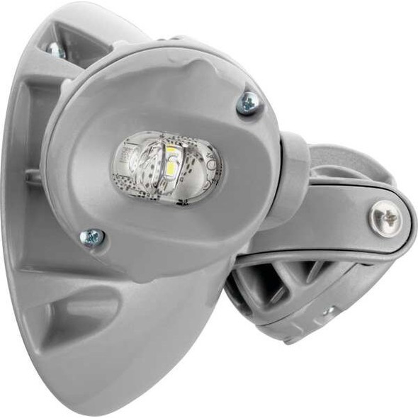 Lithonia Lighting Remote Head,8 to 30 V,LED,Cst Alum,Sil ELMRW LP220L DNAXD T