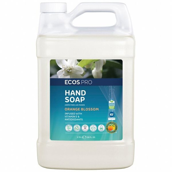 Ecos Pro Hand Soap,CLR,1 gal,Orange Blossom,PK4 PL9484/04 Ecos Pro Hand Soap,CLR,1 gal,Orange Blossom,PK4 PL9484/04