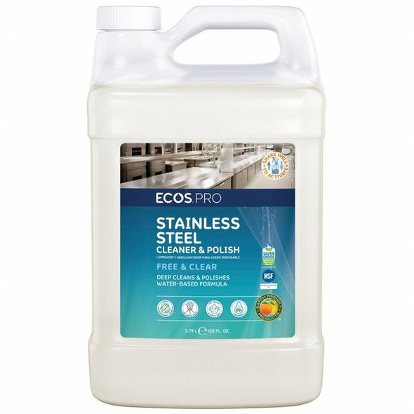Ecos Pro Metal Cleaner and Polish,1 gal,Soy PL9330/04