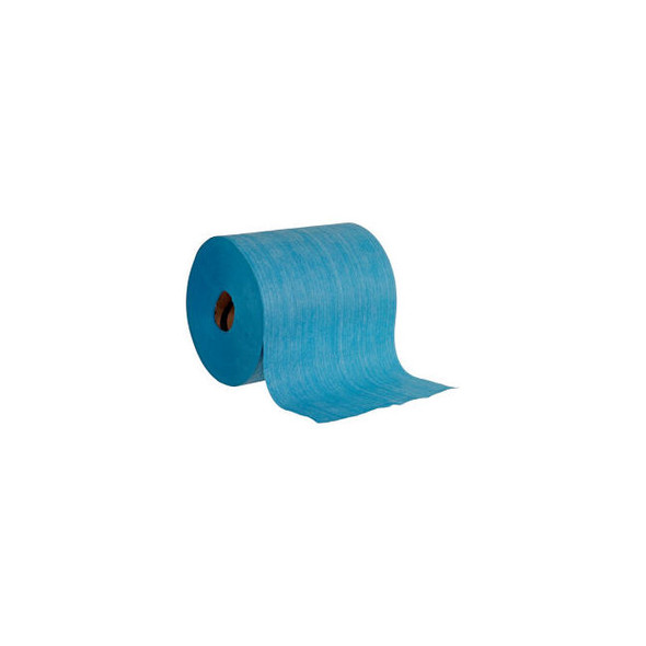 Global Industrial Quick Rags Heavy Duty Jumbo Roll Blue 475 Sheets/Roll 1 Roll/C