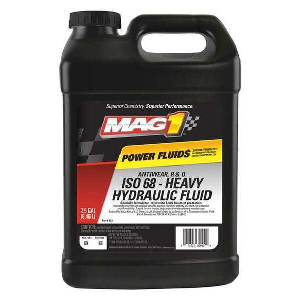 Mag 1 Hydraulic Oil,Mag 1 AW,ISO 68,3 gal,Jug MAG00682