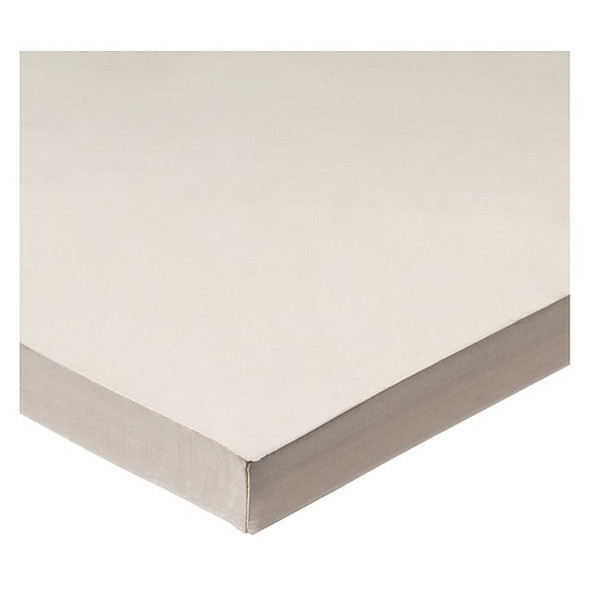 Manufacturer Varies Neoprene Sheet,60A,24"x12"x0.5",White BULK-RS-N60FDA-246