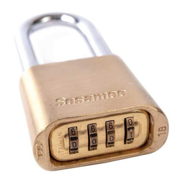Sesamee Combination Padlock,4 Numbers GR-K0437-PK