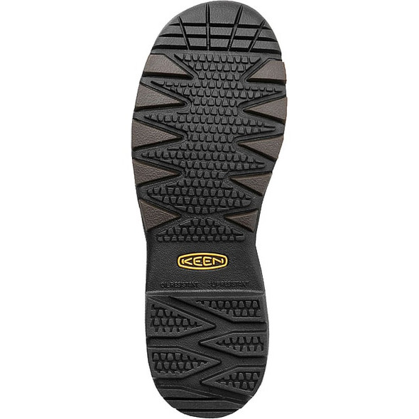 Keen Men's 6-Inch Work Boot, 12 EE, Steel Toe, 6 in H, Brown, 1015401 1015401