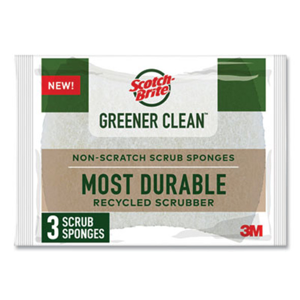 Scotch-Brite® SPONGE,SCRUB 3PK,WH 7100290143