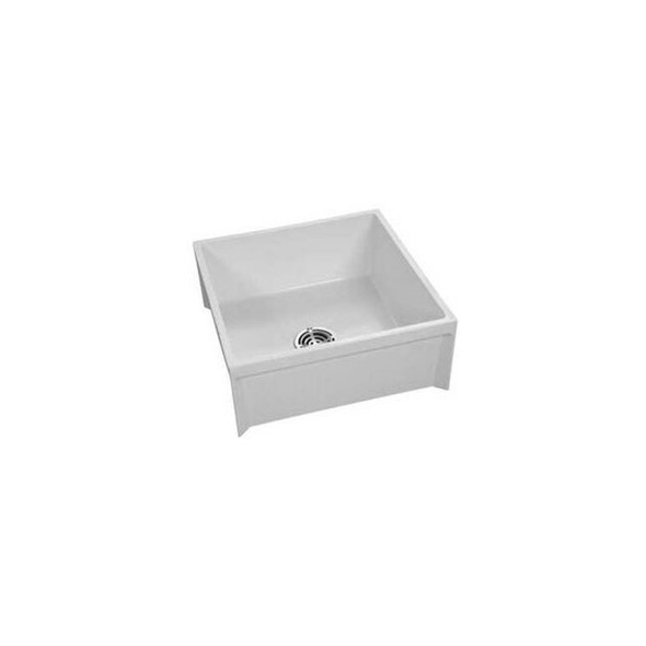 Fiat&reg; MSBID2424 Molded Stone Mop Sink 24"" X 24""