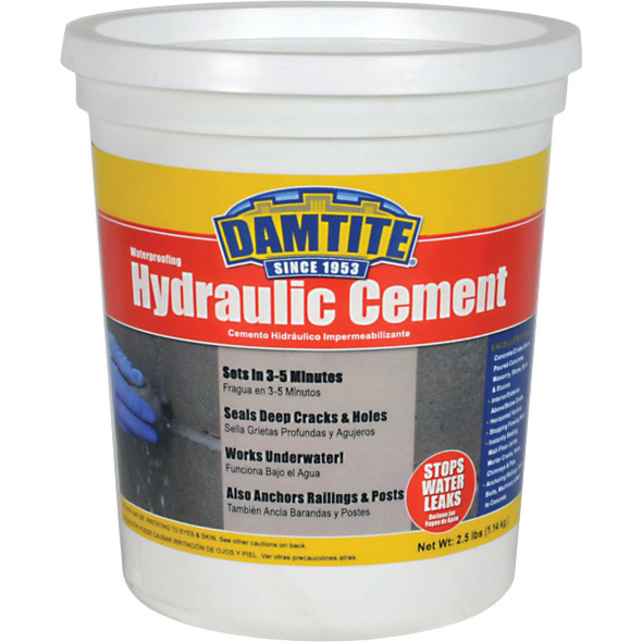 Damtite 2.5 Lb. Tub Hydraulic Cement 07031
