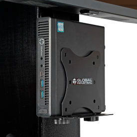 Global Industrial Slim CPU/PC Monitor Mount Bracket for Orbit Computer Workstati