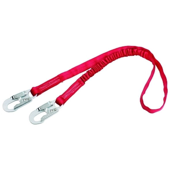 Protecta® PRO-STOP™ Shock Absorbing Lanyard, 6 ft, Self-Locking Connection, 2 Legs