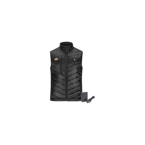 Ergodyne N-Ferno 6495 Rechargeable Heated Vest with Battery Power Bank XL Black