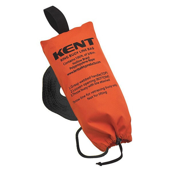 Kent Safety Ring Buoy Line Bag with 100ft. Rope 152500-200-999-17 Kent Safety Ring Buoy Line Bag with 100ft. Rope 152500-200-999-17