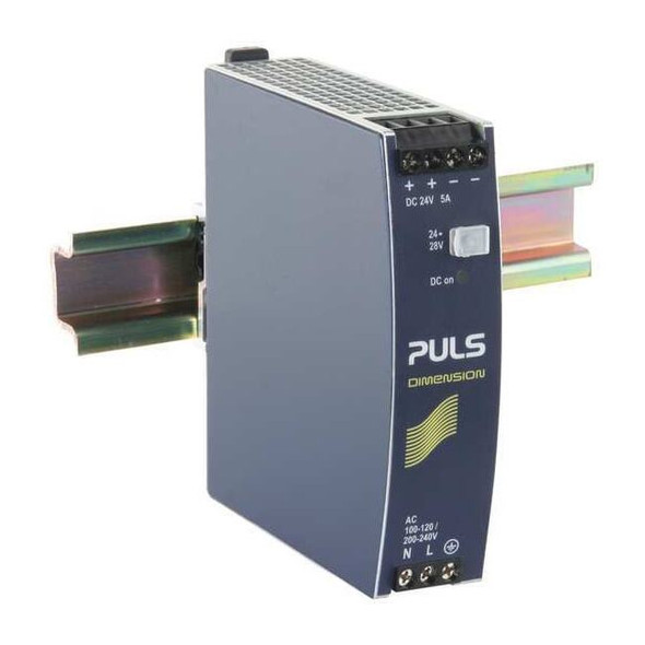 DC Power Supply, 100/120V AC; 200/240V AC, 24/28V DC, 120 W, 4.3 A, DIN Rail