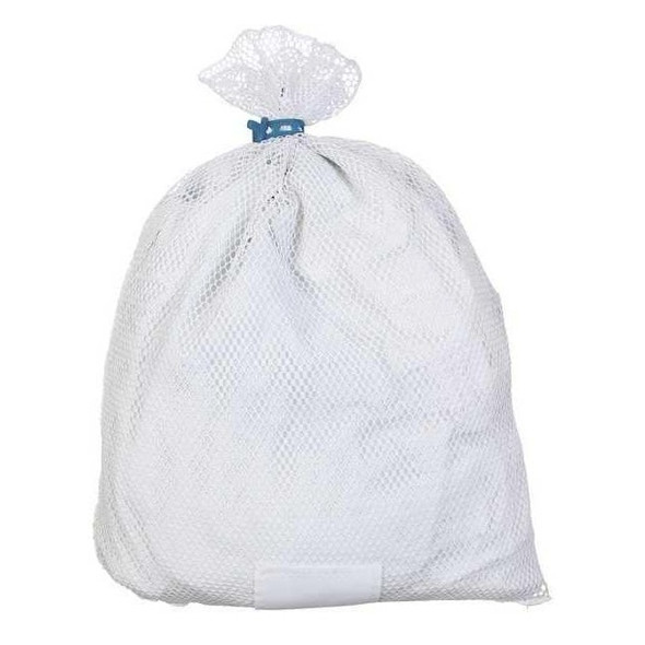 Manufacturer Varies Rubber Closure, Polyester, Laundry Bag, White ID245165