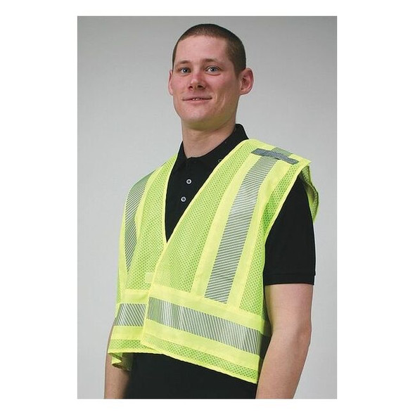 Vest, Public Safety, Polyester, Lime, 3XL (Formerly Condor)