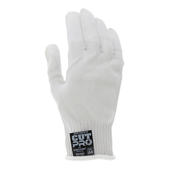 MCR Safety® Steelcore® II Cut Resistant Work Glove, Large, White, 1/Each