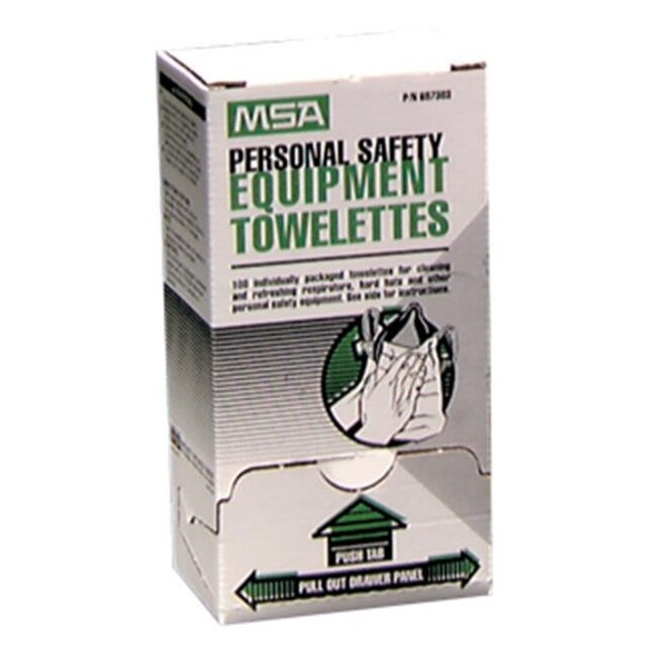 MSA Personal Safety Equipment Towelettes