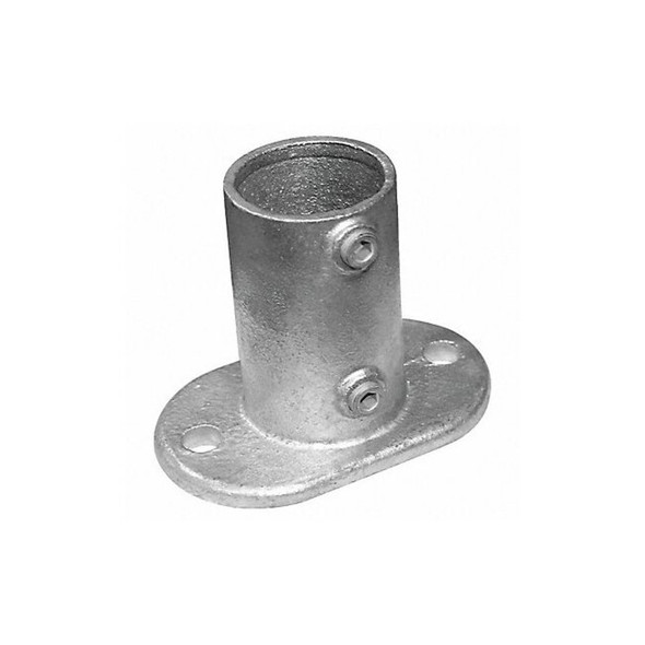 Manufacturer Varies Railing Base Flange,Fr Pipe Sz 2 in 30LX13