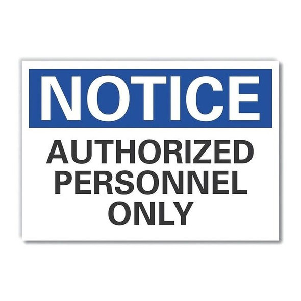 Lyle Authorized Notice,Decal,14"x10", LCU5-0124-ND_14X10 LCU5-0124-ND_14X10