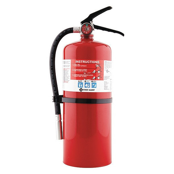 Fire Extinguisher, 10 lb Capacity, Class ABC ,UL Rating4A:60B:C ,Monoammonium Phosphate