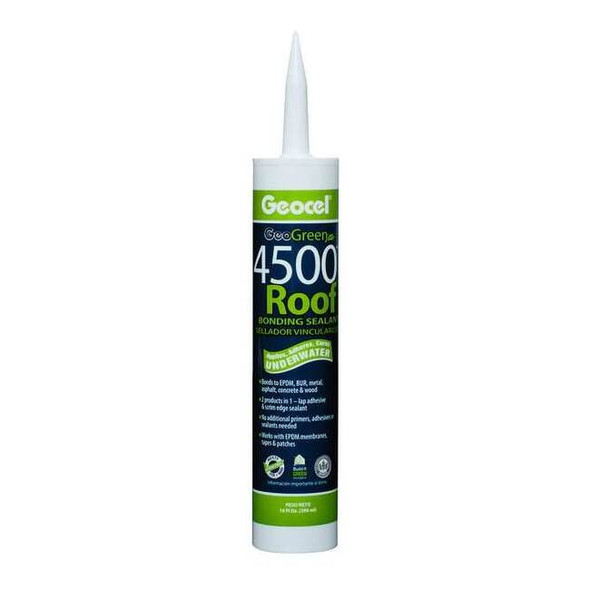 Geocel Sealant, 10 oz, Cartridge, Whites, Hybrid Base, 4500 GC55101