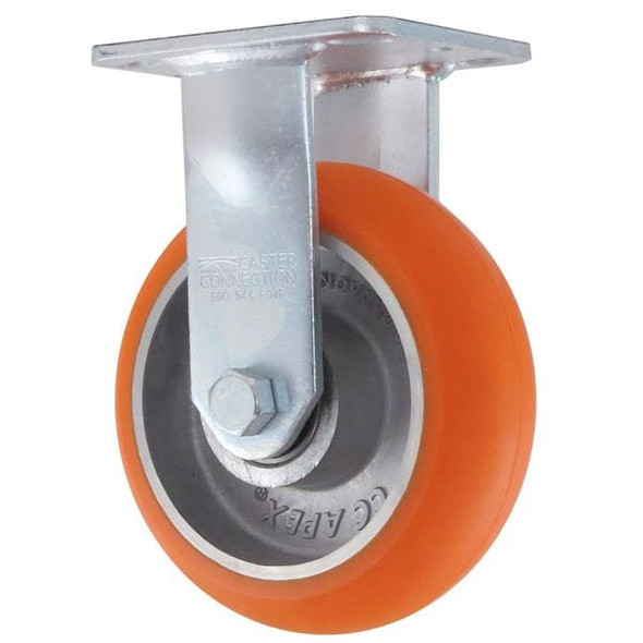 Manufacturer Varies Rigid Plate Caster,Polyurethane,1000 lb. 49H867