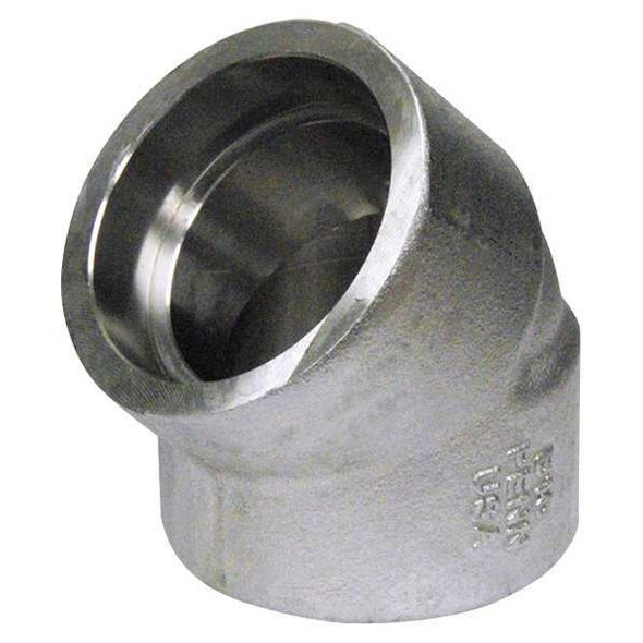Manufacturer Varies 1" FSW 316/316L SS 45 Degree Elbow 2001300318