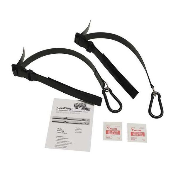 Quakehold! Flex Mount Fastener, Black, 100 lb. RDFMV2