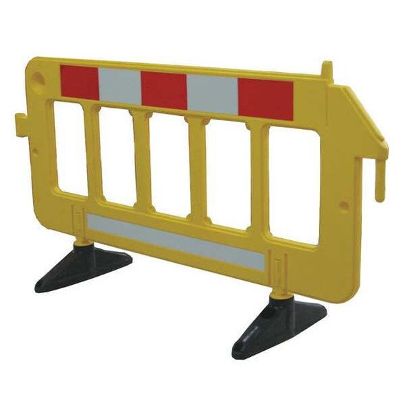 Manufacturer Varies Barrier Guard, Yellow, No Legend, Unfinished 19N881