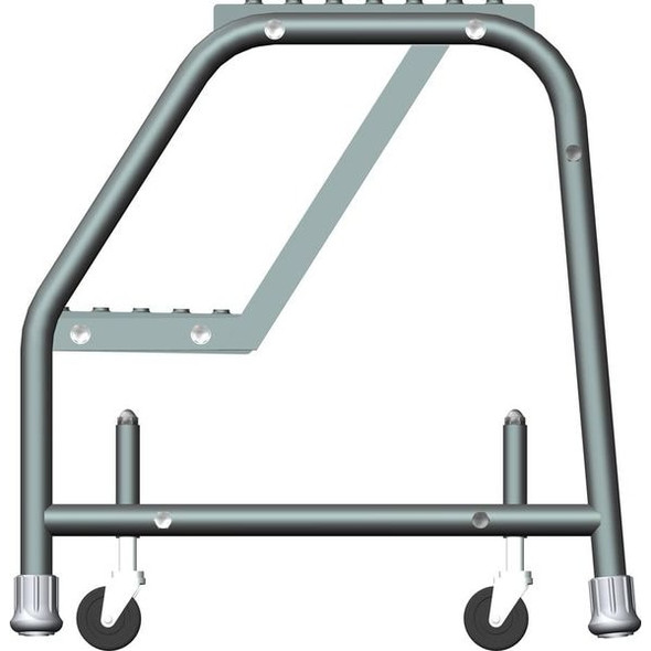 Ballymore 19 in H Steel Rolling Ladder, 2 Steps, 450 lb Load Capacity 218PSU