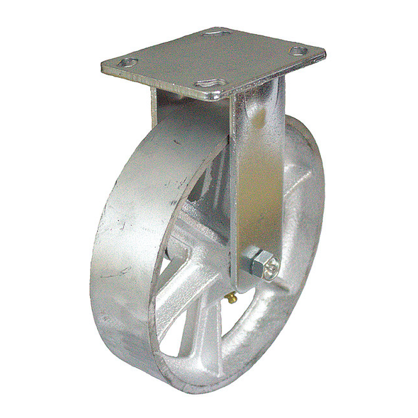 NSF-Listed Plate Caster,1200 lb. Ld Rating,Roller
