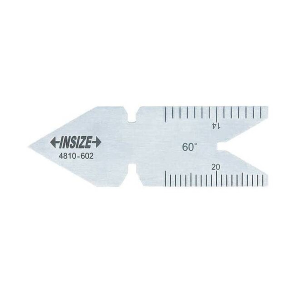 Insize Center Gauge,Grad 0.50 mm, 1.00 mm 4810-601