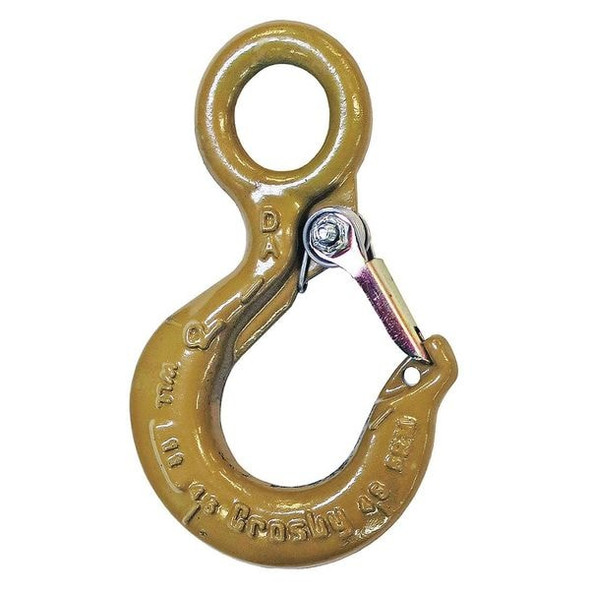 Crosby Eye Hook,Alloy Steel,14,000 lb.,Gold 1022435