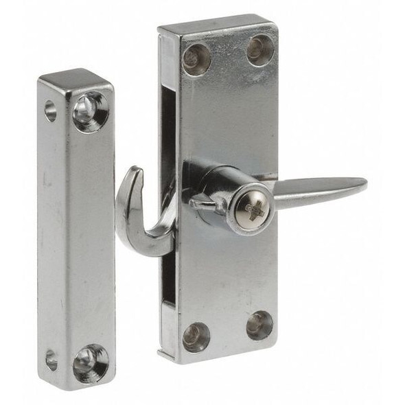 Sliding Screen Door Latch, Left Hand, Chrome Diecast (Single Pack)