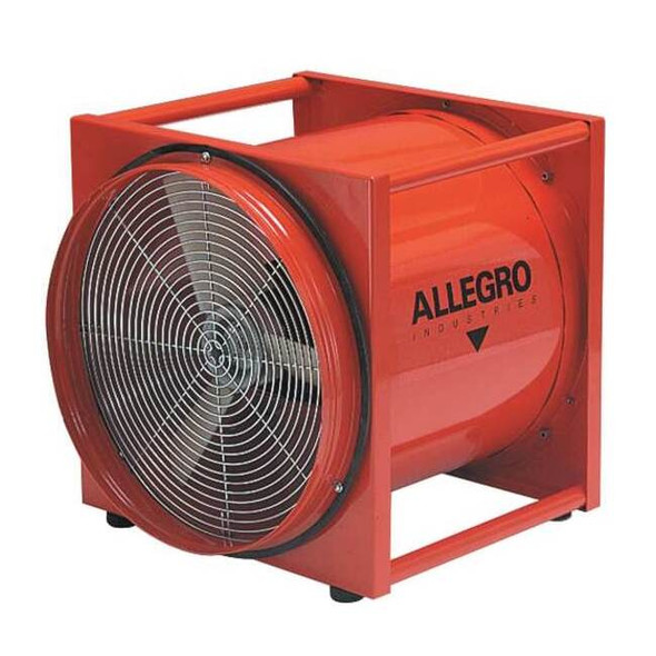 Allegro Industries Confined Space Fan,Orange,22" W 9525-50