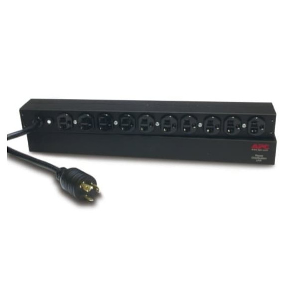 Apc Power Strip, Surge, 5-20R, L5-20P, 12 ft., Black AP9564