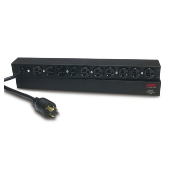 Apc Power Strip, Surge, 5-20R, L5-20P, 12 ft., Black AP9564