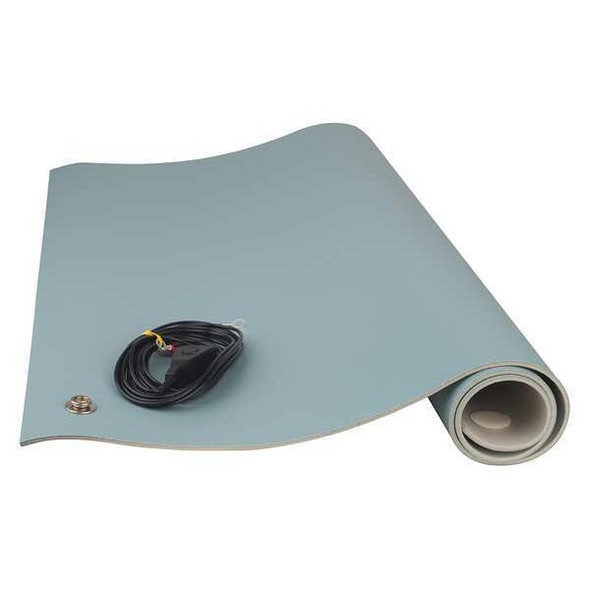 Scs Dissipative Floor Mat,Blue,4 x 6 ft. 8204