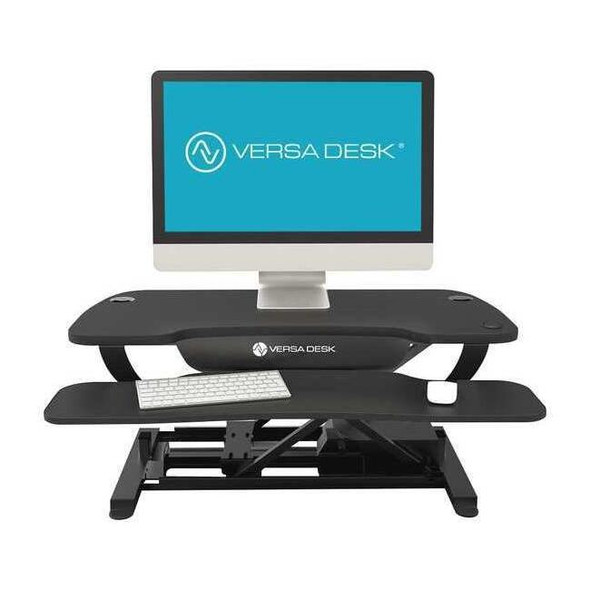Versa Products 48" W, Up to 20" H, Wood Top, Black VT7644824-00-01